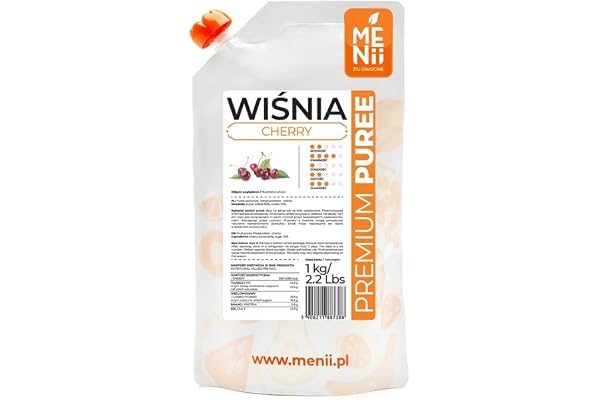 Premiumpurémassa, körsbärsdesserter, kakor, glass, gastronomi, frukt, konserver, körsbär, körsbär, kakor, desserter, smoothie