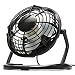 Produktbild KING DO WAY Mini USB Tischventilator Ventilator Mini Fan 360° Verstellbare Ultra Geräuscharmes Starker Wind USB-Ladegerät Umweltschutz Schwarz