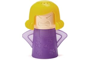 GNCHOME Angry Mama Limpiador de microondas - Limpiador a vapor para horno microondas - Vaporizador de mamá enojada que limpia las manchas de suciedad fácilmente en minutos con vinagre y agua - Morado