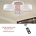 Produktbild Style home® 21W RGB Kristal LED Deckenlampe Deckenleuchte 6103 3 Flammig*7W Warmweiss Birnen mit Fernbedienung incl.