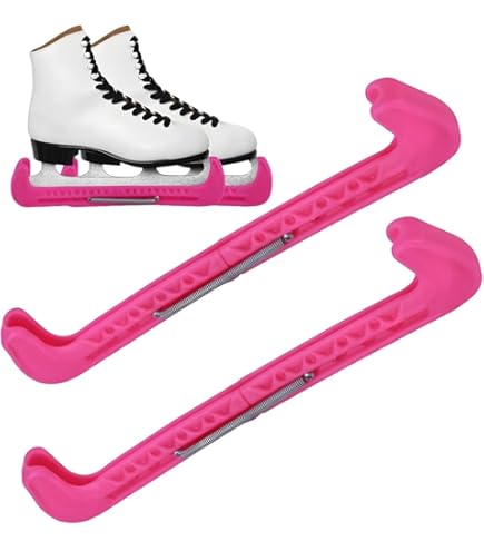 Protège-lames Pour Patins à Glace Couvre-lames De Patin à Glace, Protection De Vis De Fixation Facile Lame Hockey Sur 1 Paire Pour Patinage Artistique Ext Rieur Rose Patin A Glace Femme