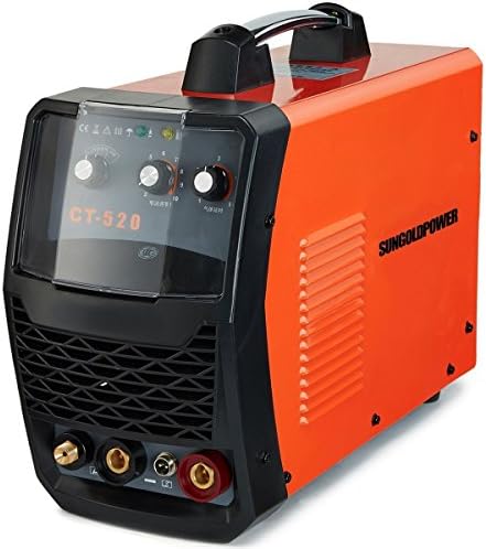 CT520 50 Amps Plasma Cutter, 200 Amps Tig Welder and 200 Amps MMA Stick ARC Welder 3 in 1 Welding Machine Plasma Cutting Tig Stick