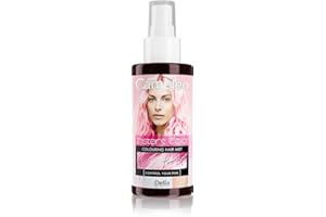 Cameleo - Tónico en aerosol para el cabello, color rosa niebla, para cabello rubio, platino, gris, listo para usar, spray & go, semipermanente, coloración instantánea, 150 ml