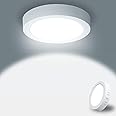 Yexati Pack 1x Panel LED Circular 15W 1800LM, Plafon Superficie LED Redondo 6500K Color Blanco Frío, Driver Incluido. IP44 An