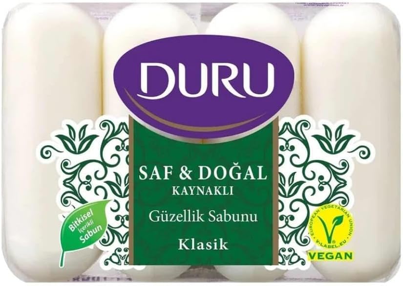 Duru Saf & Doğal Klasik Sabun, 70 Gr x 4