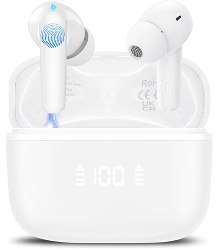 Auricolari Traduzione AI Bluetooth 5.4 – 164 Lingue Con 6 Modalità, ENC, 40 Ore Di Autonomia, IP7, Per Viaggi, Affari E Studio (rosa)
