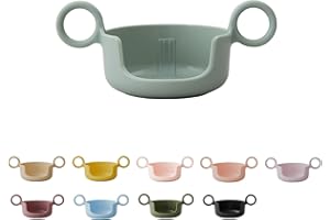 Design Letters Griff für Baby und Kinder Persönliche Eco Becher (Grün) - BPA-frei und BPS-frei. Erleichtert dem Kind das Trinken der Tasse. Spülmaschinenfest, leicht, 17 g.