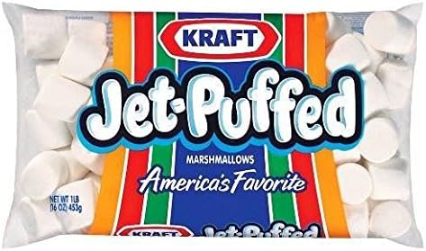 Kraft Jet-Puffed Regular Marshmallows 453g (16oz) (Pack of 3) - American Import
