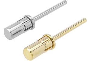 Bestgle Forets de mandrin pour ongles, 2 pièces de forets électriques de 3/32 pouce pour machine à ongles, accessoires de machine à ongles, mandrin de bande de ponçage pour ongles, utilisé dans les sa