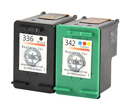 Druckerpatronen kompatibel für HP 342 + 336 color und black - 2