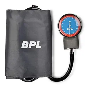 BPL Medical Technologies Aneroid Sphygmomanometer Blood Pressure Monitor (Gray)