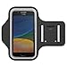 Produktbild Moto G5 Armband hülle Universal Sportarmband Brassard laufen Sportarmband Running armband Hülle Tasche Schlüsselhalter Wasserdicht Sweat Proof Schlüsselhalter Joggen, Radfahren, KlettereiFitnesstraining, Training, bei Reisen, Lesen, Kochen, Putzen, Gartenarbeit, Angeln oder in der Hausarbeit usw Handys Armtasche für Moto G5 (Schwarz)