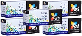 GPS Colour Your Dreams 12A Toner Cartridge Compatible for LJ Printers 1010, 1012, 1018, 1020, 1022, 1022n, 1022nw, 3015, 3020, 3030, 3050, 3050z, 3052, 3055, M1319, M1319F MFP, M1005 MFP (Set of 5)