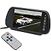Price comparison product image BW 7 Inch 16:9 TFT LCD Widescreen Car Monitor Car Rear View Mirror with Touch Button, HD 800(W)x 480(H) Resolution, Two Ways of Video input