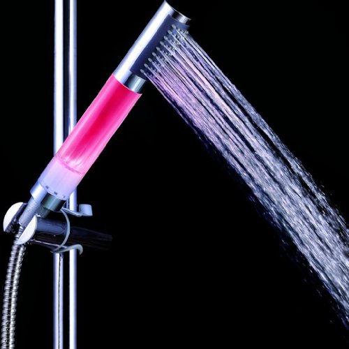 MagiDeal Bad Automatischen 7 Farbwechsel LED Licht Duschkopf Spritze Kopfbrause - 3