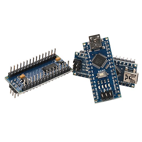 Keywish Mini USB Nano V3.0 Module, ATmega328P 16MHz 5V ,Development Board for Arduino IDE AVR Micro Controlle(pack of 5) - 2