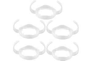 Cisixin 5PCS Poignée de Biberon, Porte-Bouteilles d'allaitement pour Bébé, Poignée en Plastique Standard