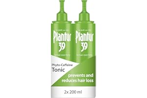 Plantur 39 Caffeine Tonic Prevents and Reduces Hair Loss 2x 200ml | Support Hair Growth and Hair Thickening | Women Hair Care Made in Germany