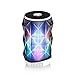 Produktbild Lautsprecher Bluetooth mit Lampe LED - JIAMA TWS Bluetooth-Lautsprecher, 8 Beleuchtungsmodus, Tischlampe Nachtlicht mit USB-Stick, TF-Karte, AUX unterstützt, Freisprecheinrichtung, Akku