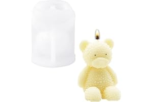 YRIHJIXQ Stampo per orso Stampo per candele stampi per resina epossidica Stampi in gesso