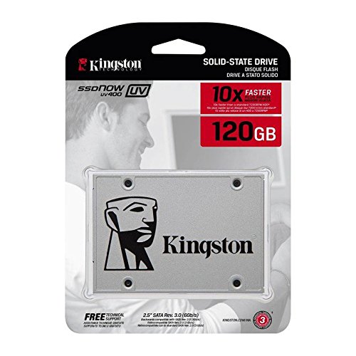 Kingston SSD Now UV400 - Disco Duro S  lido de 120 GB  2 5   SATA 3 