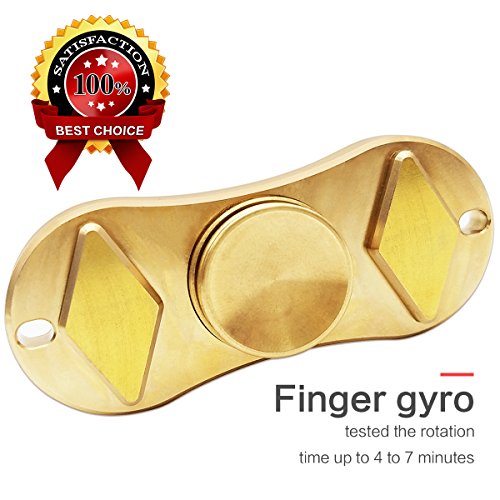 Hand Spinner High Speed Brass Metal EDC Fidget Toys Relieving ADHD, Anxiety, Stress and Boredom