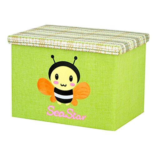 Gr?n Netter faltbar Veranstalter Korb Aufbewahrungsbox, Biene