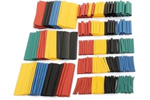 BRUSSELS08 328 pezzi 8 dimensioni tubo termorestringente tubo elettrico cavo avvolgimento assortimento isolamento elettrico tubo involucro manicotto ignifugo