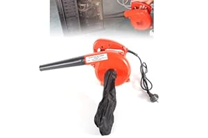 FREDERIMO Soffiatore elettrico da 1000 W, 13000 giri/min, soffiatore per foglie con tubo di soffiaggio e sacchetto per la polvere, rimuovere la polvere da schede madri, case del computer e alimentatore di rete
