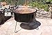 Produktbild Gardeco Atlas Jumbo Fire Pit, schwarz, 75 x 75 x 60 cm