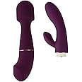Loving Joy Dua Magic Wand Vibrator with Rabbit, Purple