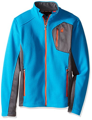 Spyder Bandit Herrenjacke mit Reiverschluss Small 480 Electric Blue/Polar/Rage
