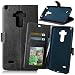 Produktbild Nancen Compatible with Handyhülle LG G4 Stylus/G Stylo LS770 (5,7 Zoll) Lederhülle Style Acht Farbe Weich PU Flip Case Ledertasche/Schutz Etui, Karten Slot Foto Wallet Hülle
