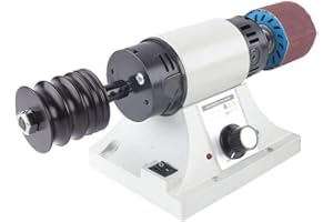 Acesunny 350W Leder Polierer Leder Poliermaschine Edge Burnisher Machine Elektrisch Leder Poliermaschine Schleifmaschine Burnishing Poliergerät 8000 rpm