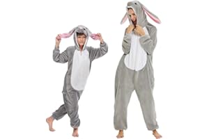 emmarcon Kigurumi Pigiami Animali da Bimbi Bambini Tuta Costume Carnevale Halloween Festa Cosplay Unisex