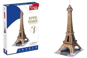 EXPLORA SCIENCES EXPLORA - Tour Eiffel - Puzzles 3D - 540020-39 Pièces - Monument Historique - Niveau 4 - sans Colle Ni Ciseaux - Educatif - Paris - Jeu de Construction - Cadeau - Maquette - À Partir de 5 Ans