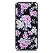Produktbild Chreey Huawei P20 Pro Hülle, Weiche TPU Silikon Bumper Case 3D Drucken Blume Muster Design Mode Handyhülle [Rosa Blumen]