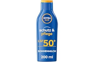 Nivea Sun, protezione solare con formula migliorata, fattore di protezione solare 50 +, 200 ml