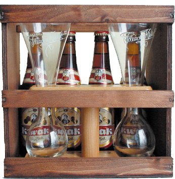 Preisvergleich Produktbild Kwak GP 4 Flaschen plus 2 Gläser