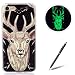 Produktbild Feeltech for iPhone 7/iPhone 8 Luminous Fluoreszierend TPU Hülle-Hirsch #2