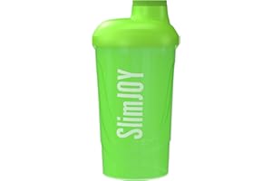 Slimjoy Shaker - bouteille shaker avec capacité de 500 ml - 100% étanche et sans BPA - le compagnon idéal pour vos séances de fitness et d’entraînement