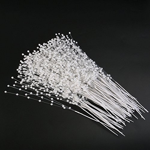 ROSENICE 100pcs ABS Perle Sticks Braut Hochzeit Dekoration - 5
