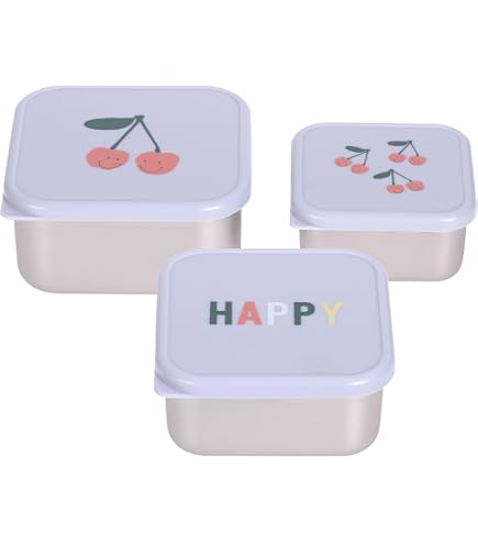 Boîte à Goûter Compartimentée Avec 8 Fourchettes Inox - 8 Sections, Couvercle Hermétique | Lavable Au Lave-vaisselle, Micro-ondable