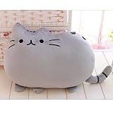 Weichem Plüsch Süße Katze Form Kissen kissenpolster Sofa Spielzeug Wohnkultur 5 Farbe (Grau) - 9