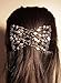 EZ Magic Clip double comb, hair accessories, buns, bands (Silver Pearls)
