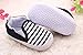 Fairy Season Baby Kids Toddler Unisex Boys Girls Blend Soft Walkers Navy Stripe Shoes