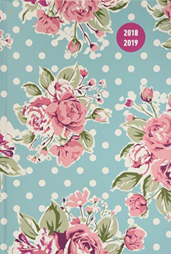 Collegetimer Roses 2018/2019 - Schülerkalender A5 - Weekly - 224 Seiten
