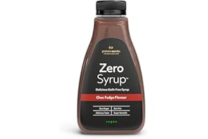 THE PROTEIN WORKS Protein Works - Zéro sirops 425 ml | Sans gras et sans sucre | Fondant au Choc | Convient aux végétaliens et aux céto
