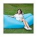 Produktbild JINSANSHUN Outdoor-Sofa Luftcouch Portable Aufblasbare Liege Reisen Air Betten Lazy Schlafsofa Bed f. Outdoor oder Indoor - Blau