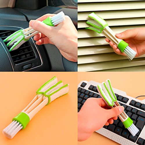 2x Reinigung Bürste für Auto Pflege Haushalt Armaturen Jalousien Lüftung Tastatur Pinsel